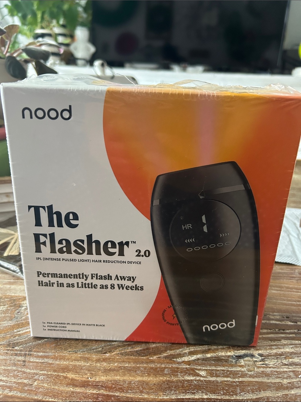 nood The Flasher 2.0 IPL Hair Reduction Device - Black